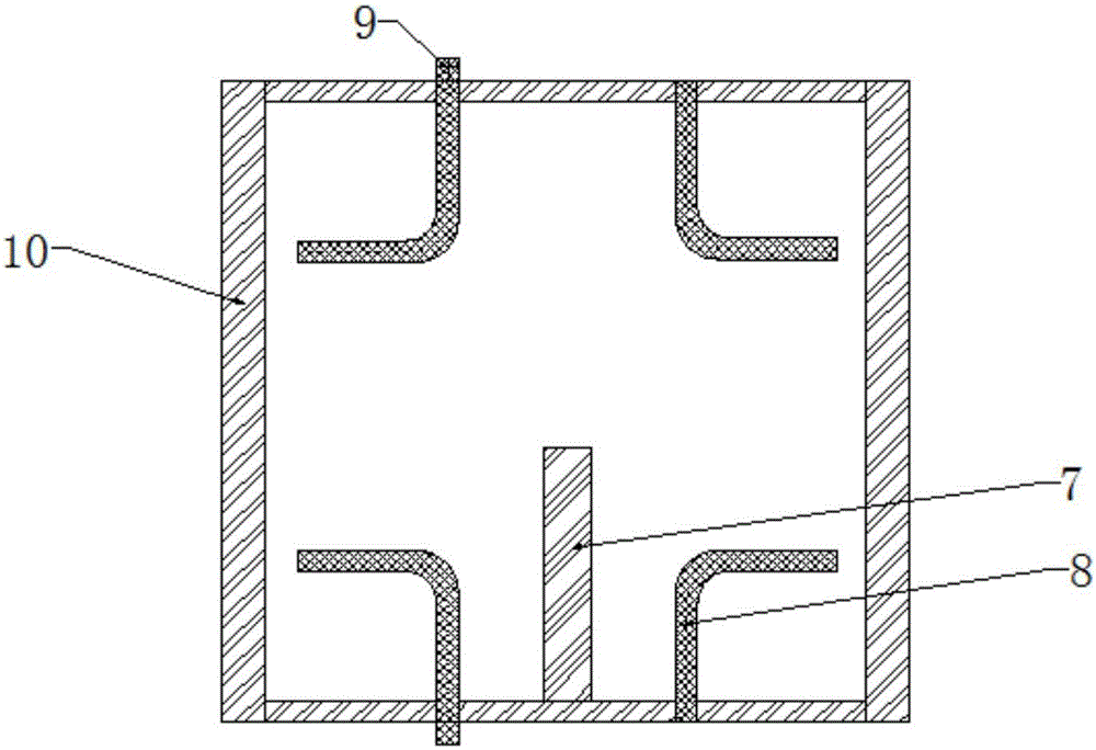 Explosion switch based on annular shaped charge jet