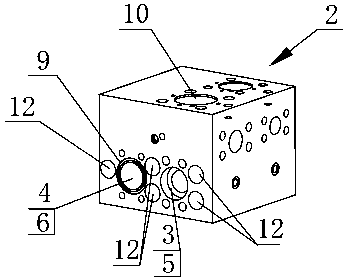 Connecting structure of combined type valve