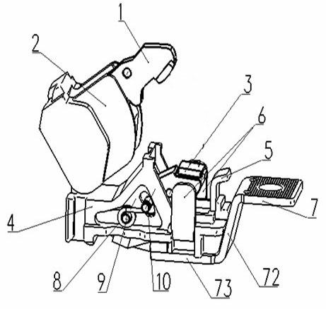 Arc blowing device for low-voltage circuit breaker