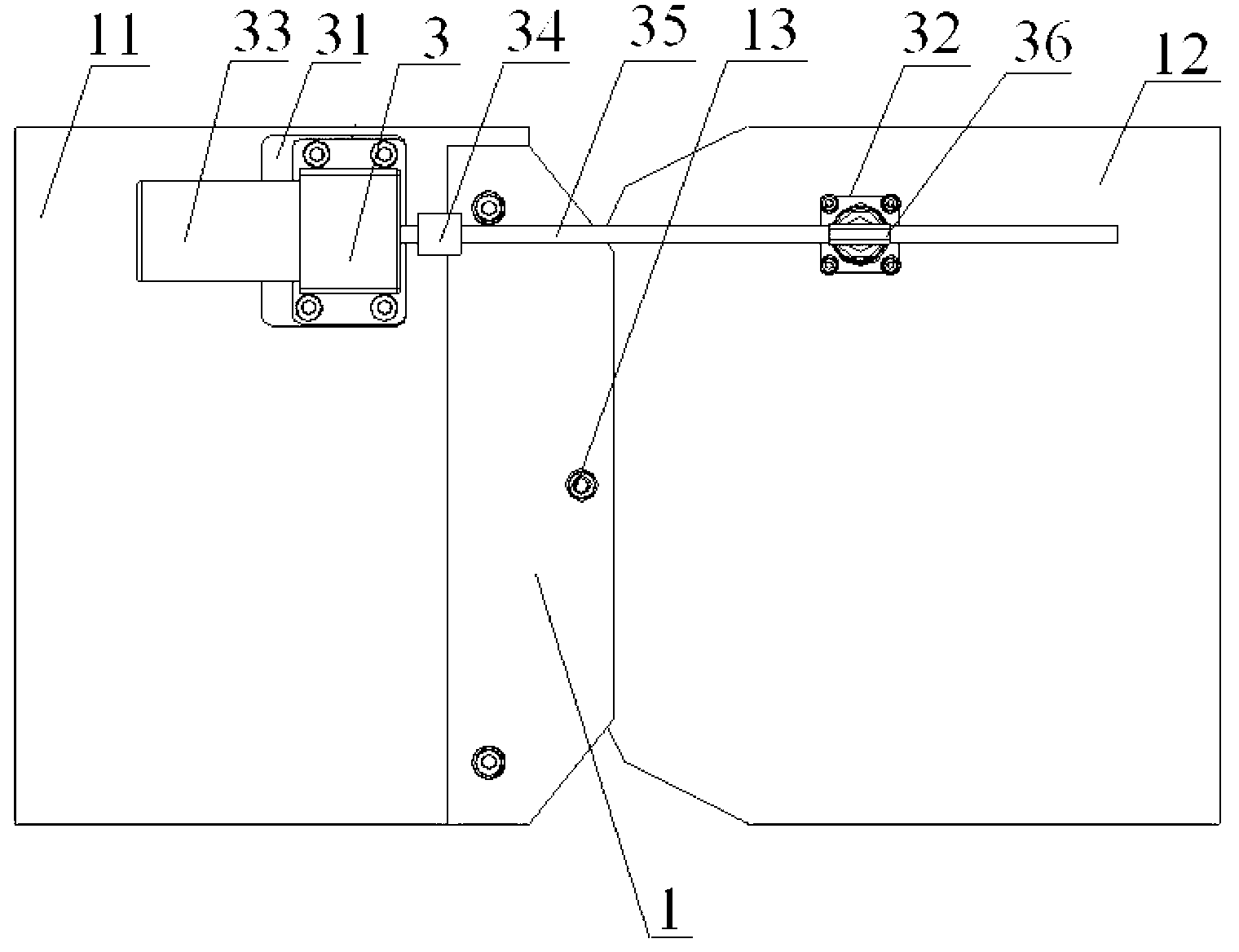 Quadruped walking machine capable of turning