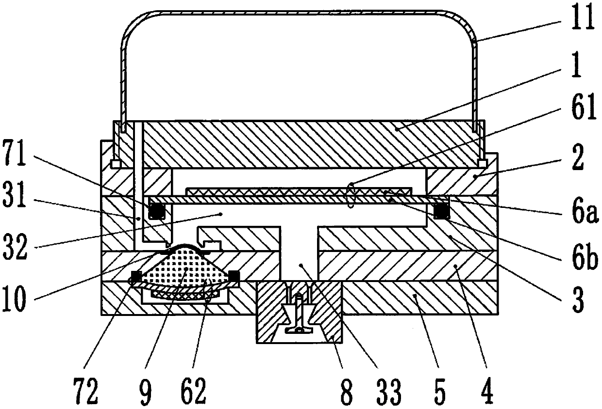 Micro piezoelectric sprayer for suspension liquid