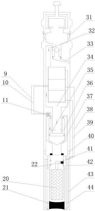 Electric compression evaporation direct cooling type ice-bound pressure retaining corer