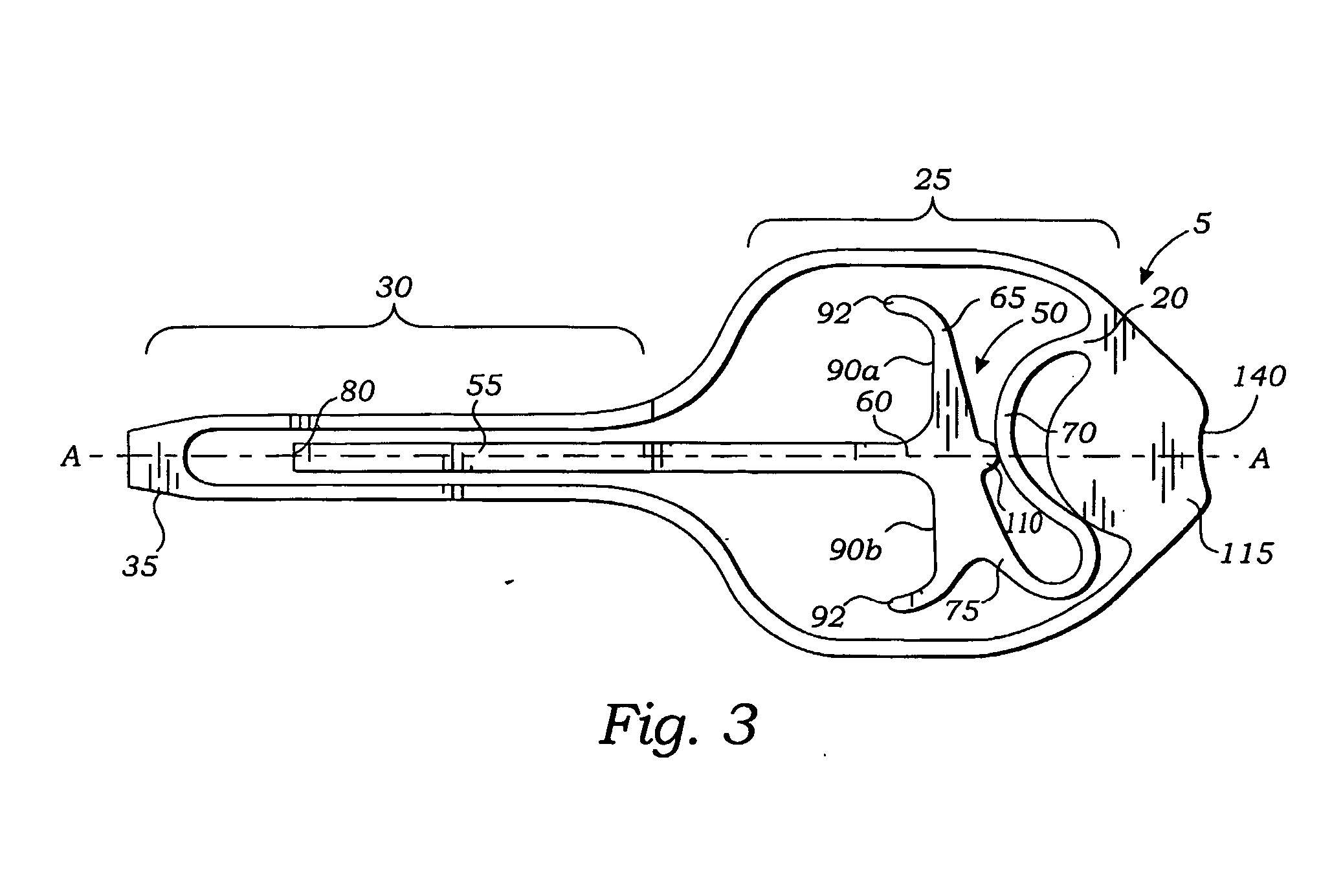 Actuating handle for a surgical instrument