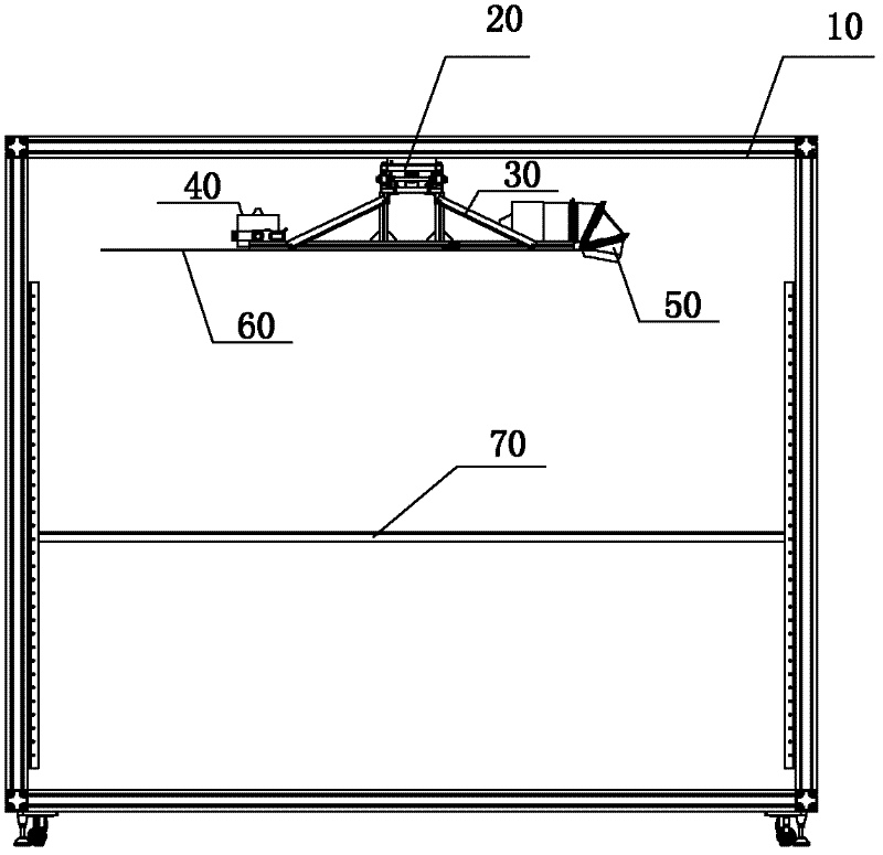 Vertical or short-distance takeoff and landing aircraft ground effect test system