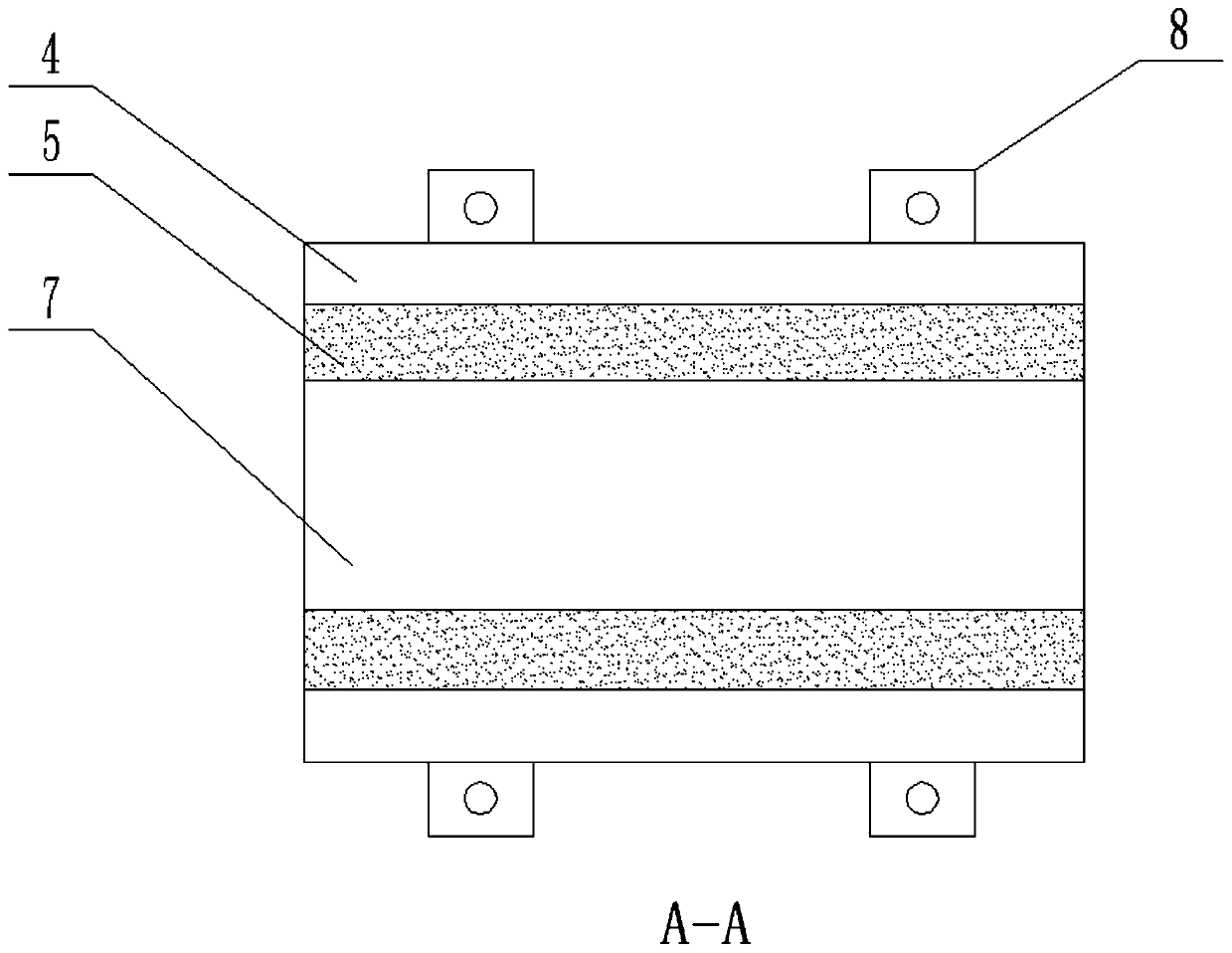 Energy dissipation and shock absorption node for steel structure