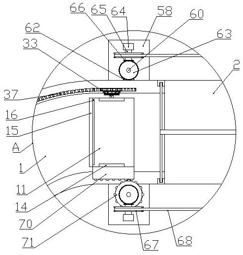 A rotating display device for convenient storage of automobile teaching aids