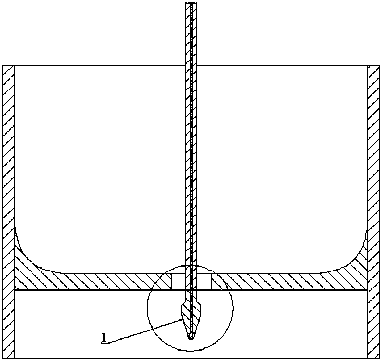 Large-caliber thick-wall quartz glass tube and preparation method thereof