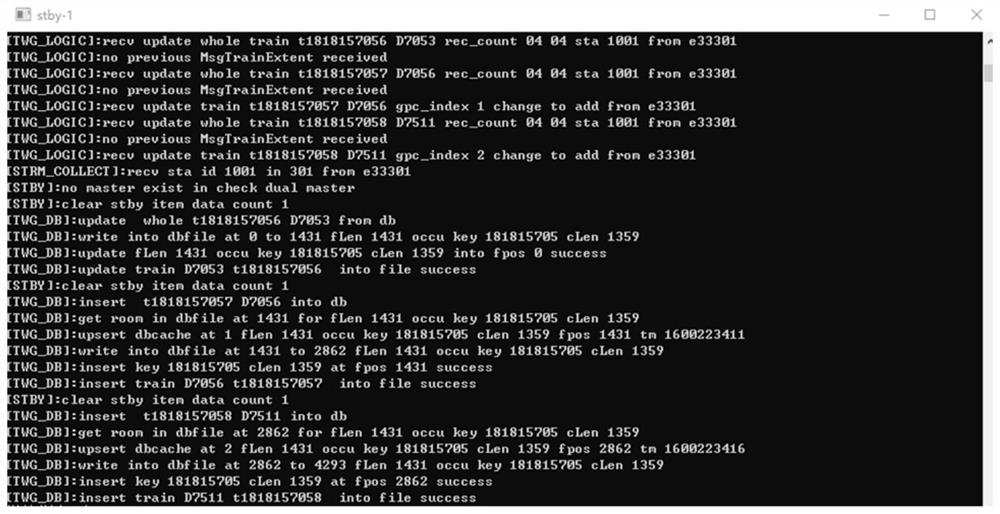 Data offline storage method for station application server