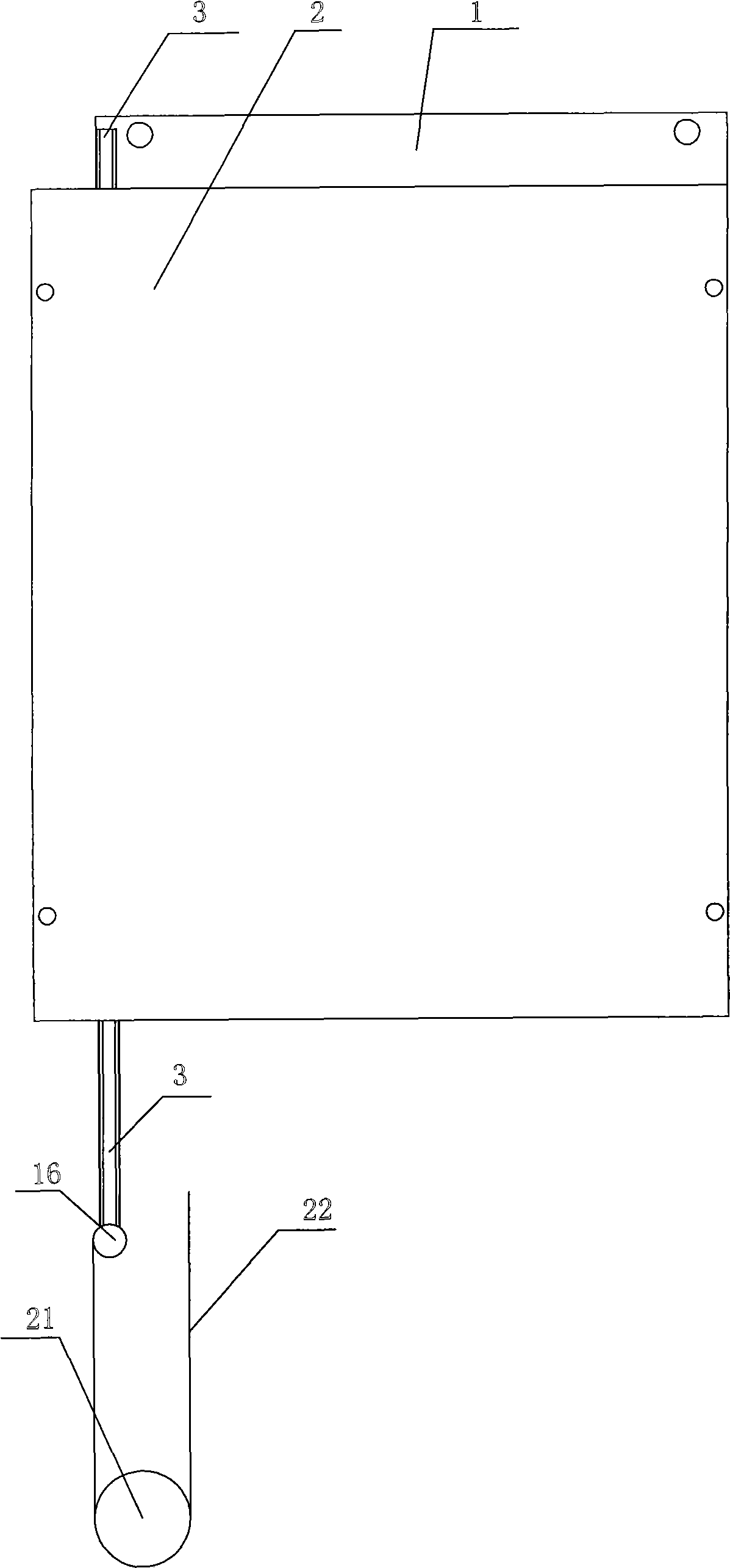 Cable trolley protector for construction elevator