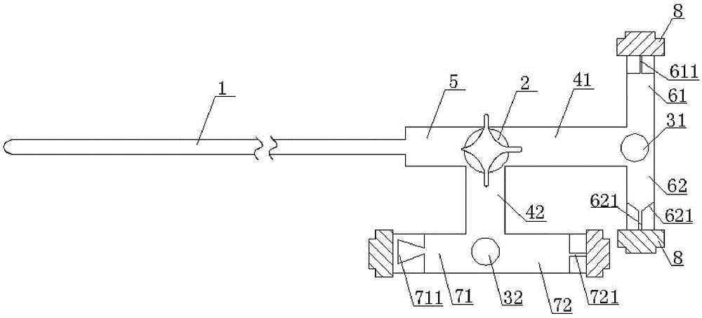 Multifunctional three-way stomach tube and use method thereof