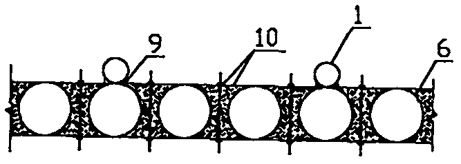 Inclined pile construction equipment, inclined pile construction method and inclined pile deep foundation pit support structure