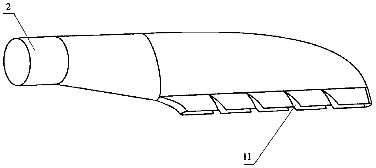 Ejection type infrared suppressor with double layer cooling mixed tubes