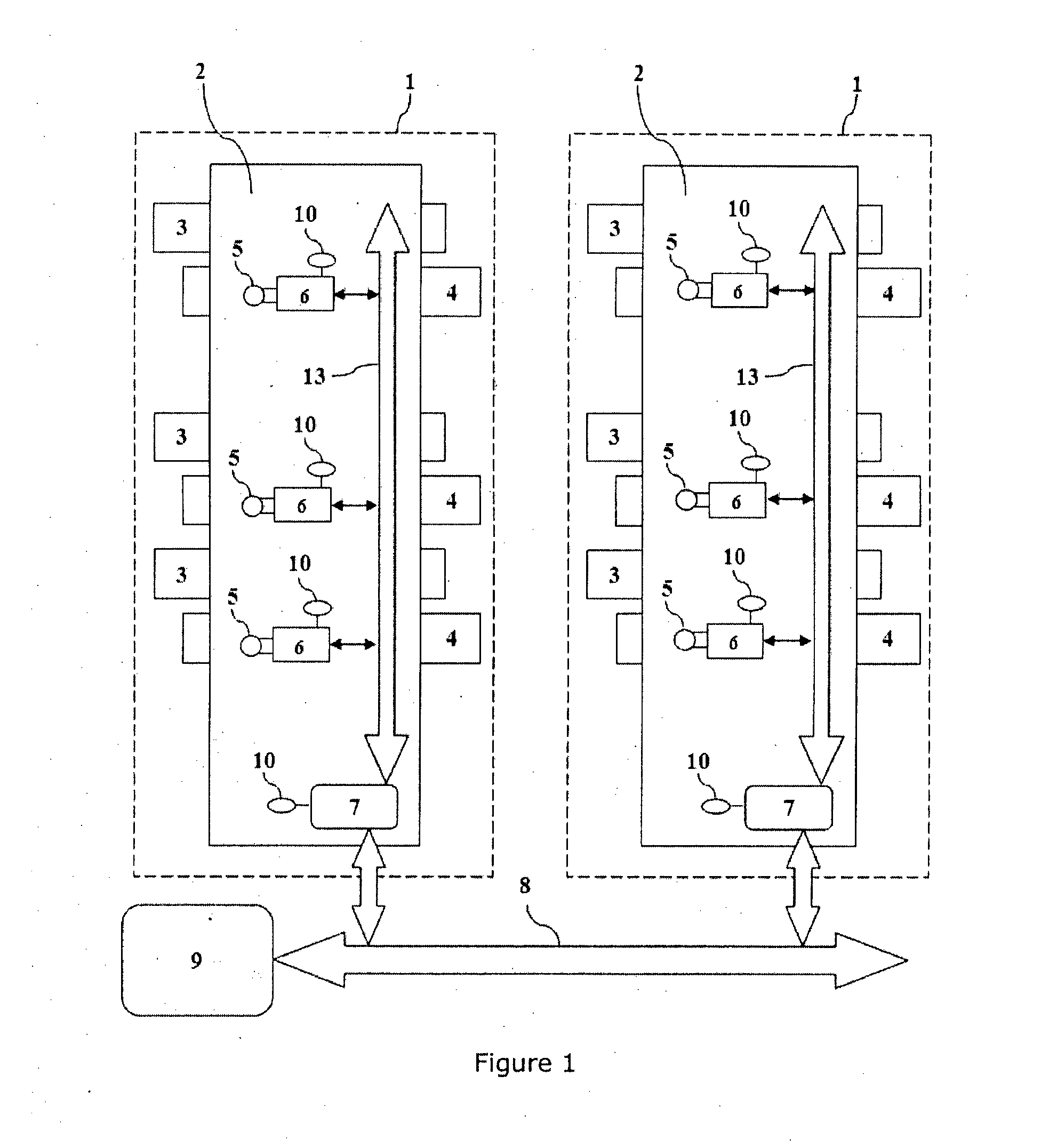 Electric current sensing and management system for electrolytic plants