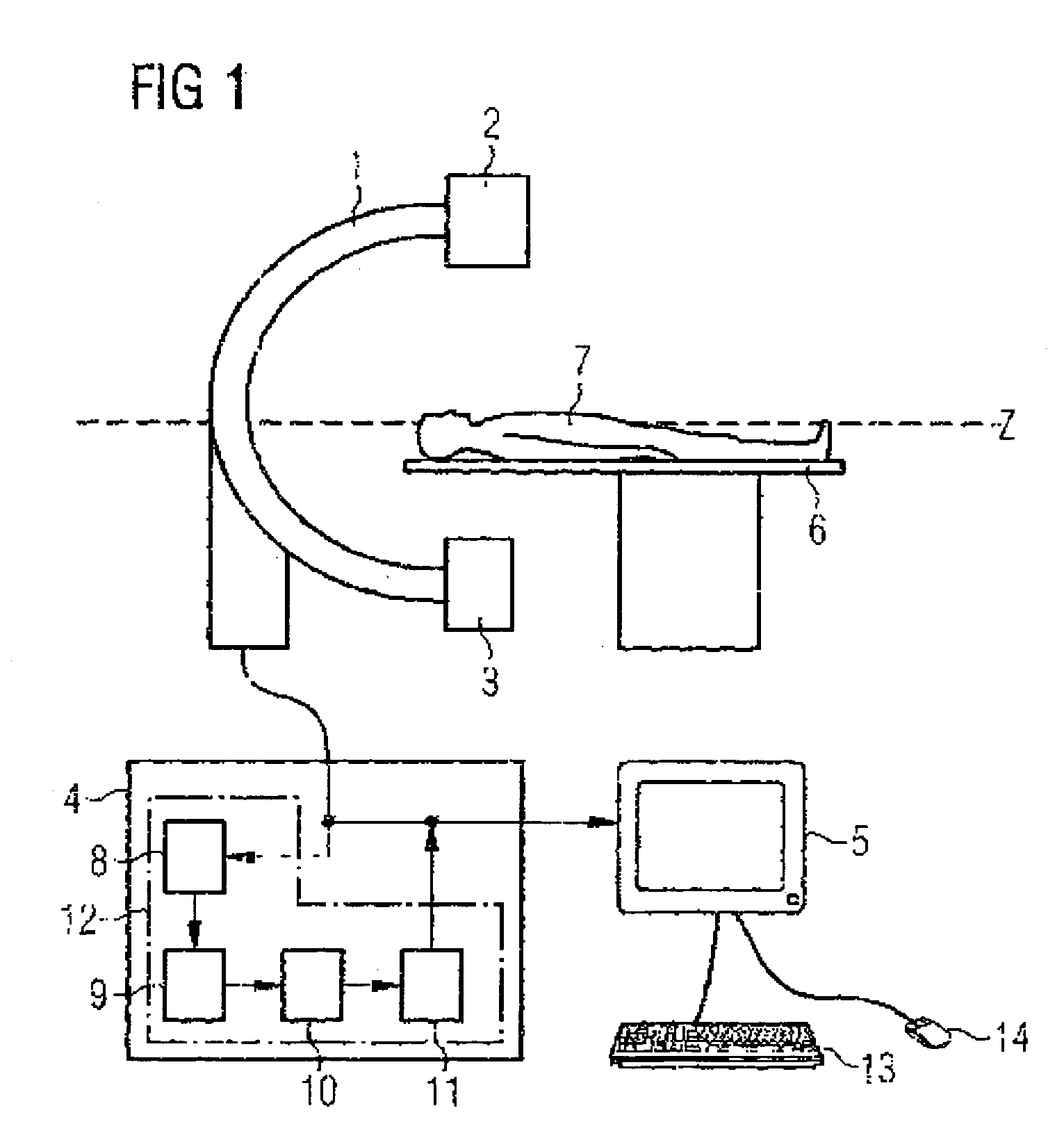 Method and device for medical image reconstruction