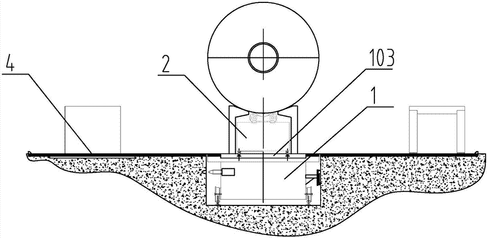 Intelligent four-way rail car coil conveying system