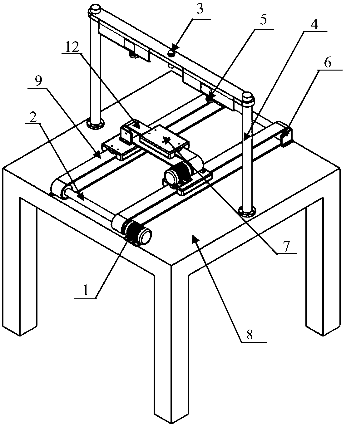 Orthogonal detection system for rail vehicle shaft end ground connection device wear extent