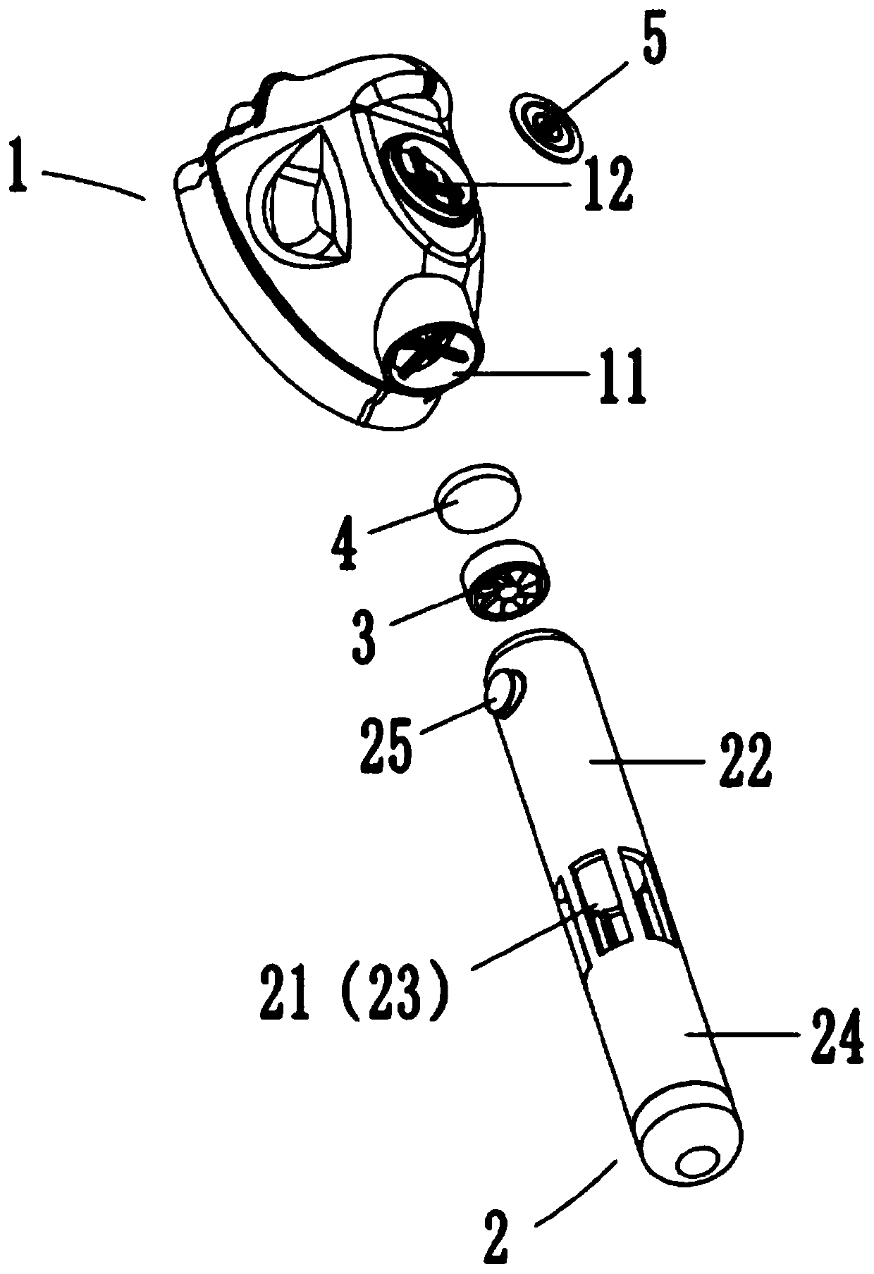 Handheld pressurizing mask