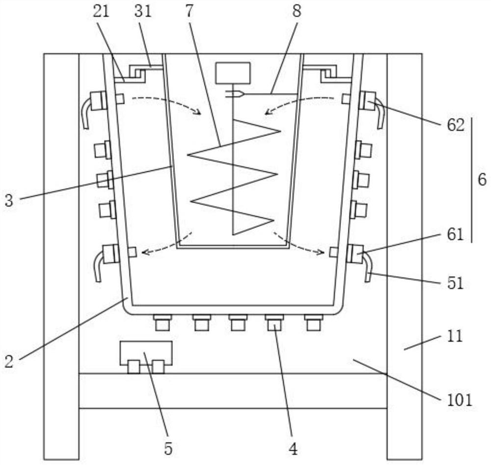 Cleaning equipment for hardware electroplating and cleaning technology thereof