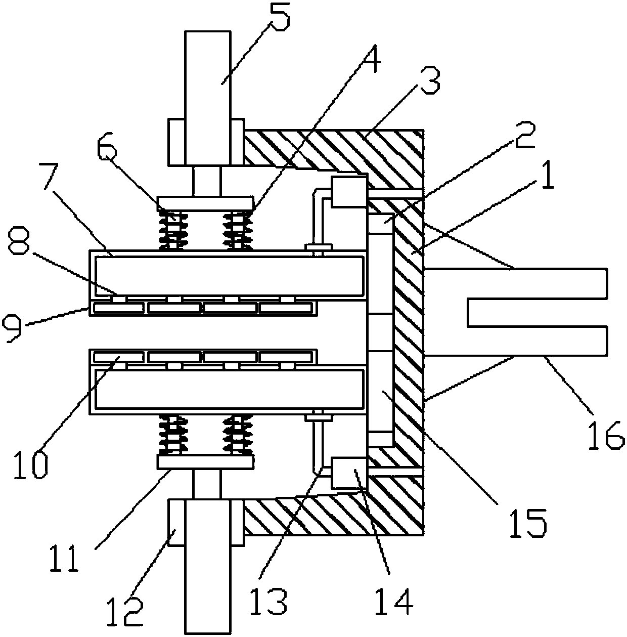 Automated mechanical arm capable of performing clamping steadily