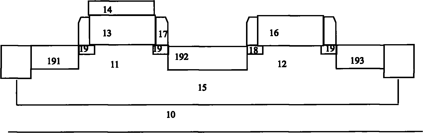 P-type one time programmable (OTP) device and manufacturing method thereof