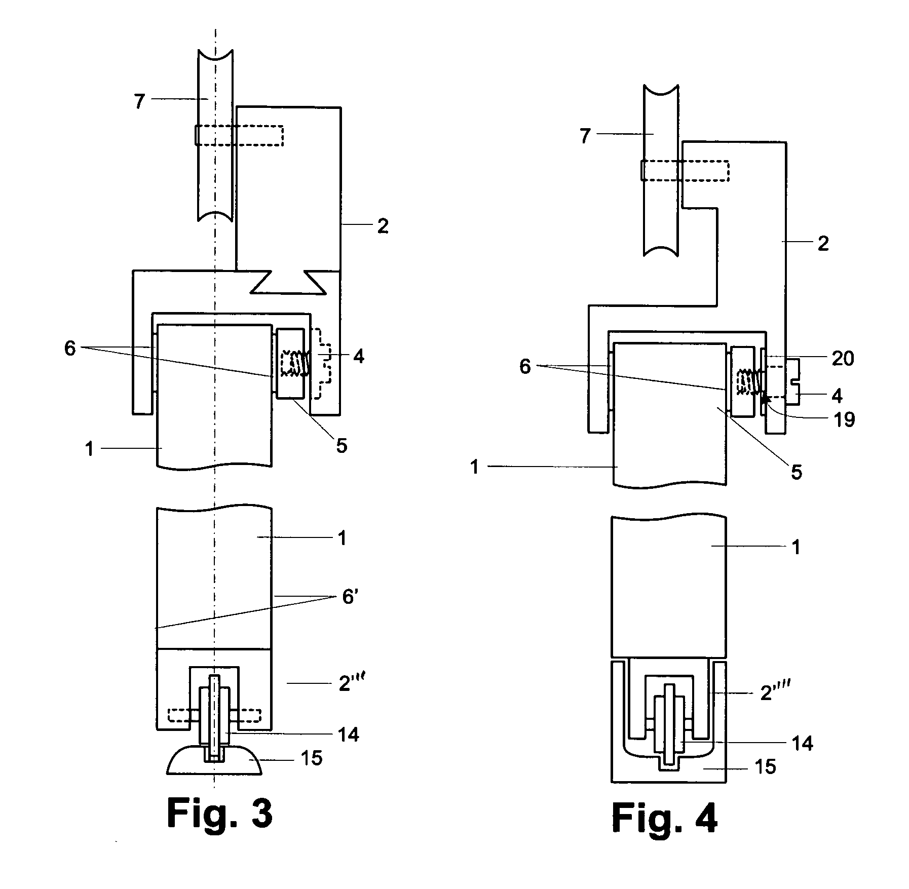 Suspension system for sliding doors