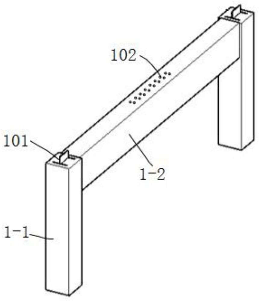 Assembly type cable-supported concrete transfer layer structure and construction method thereof