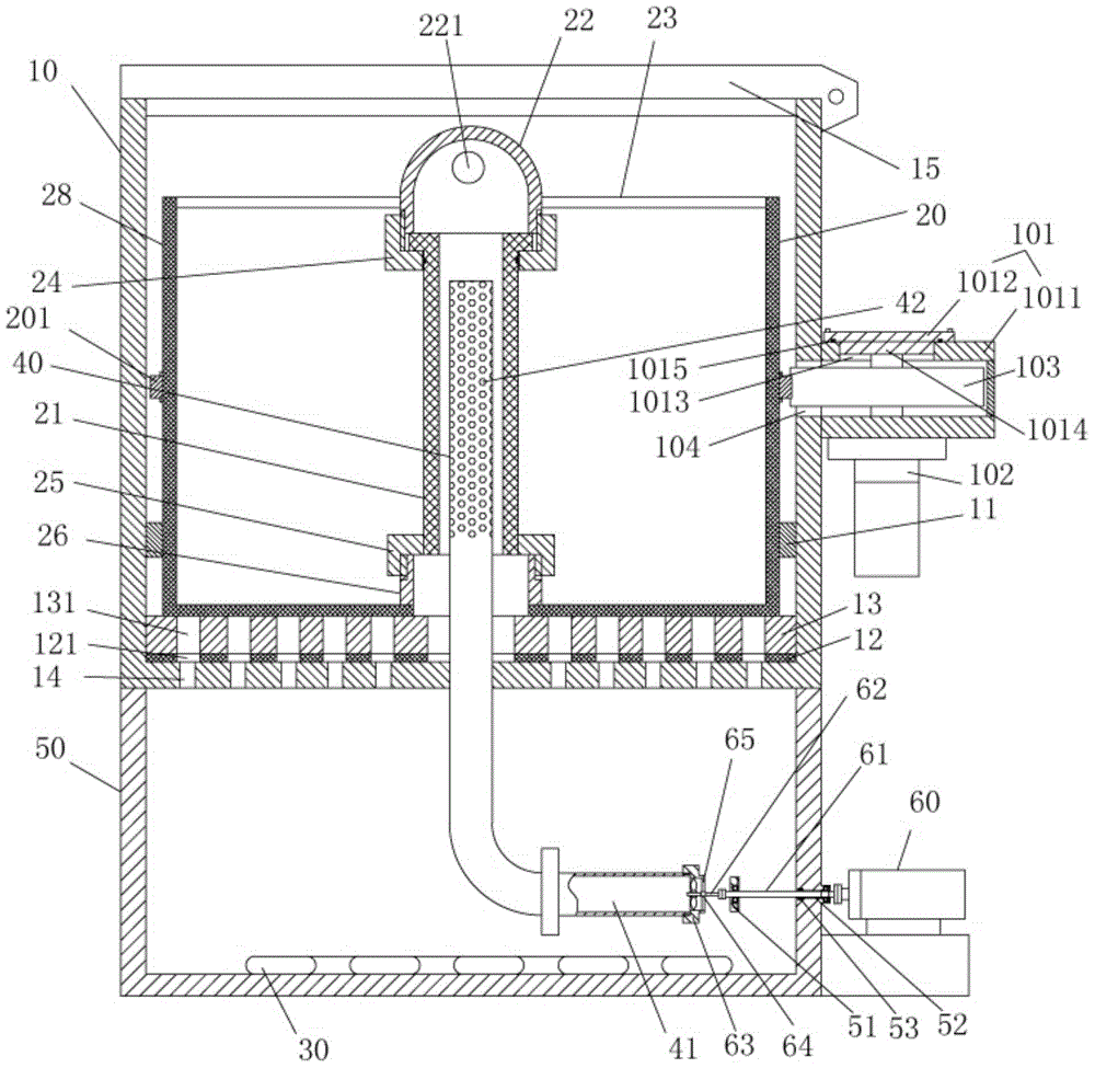 Loose fiber dyeing machine with rotatable fiber cage