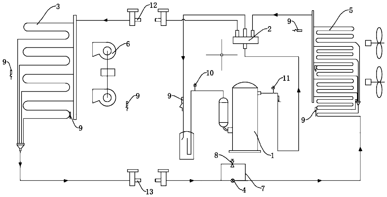 Air conditioner heating and defrosting control method and device and air conditioner