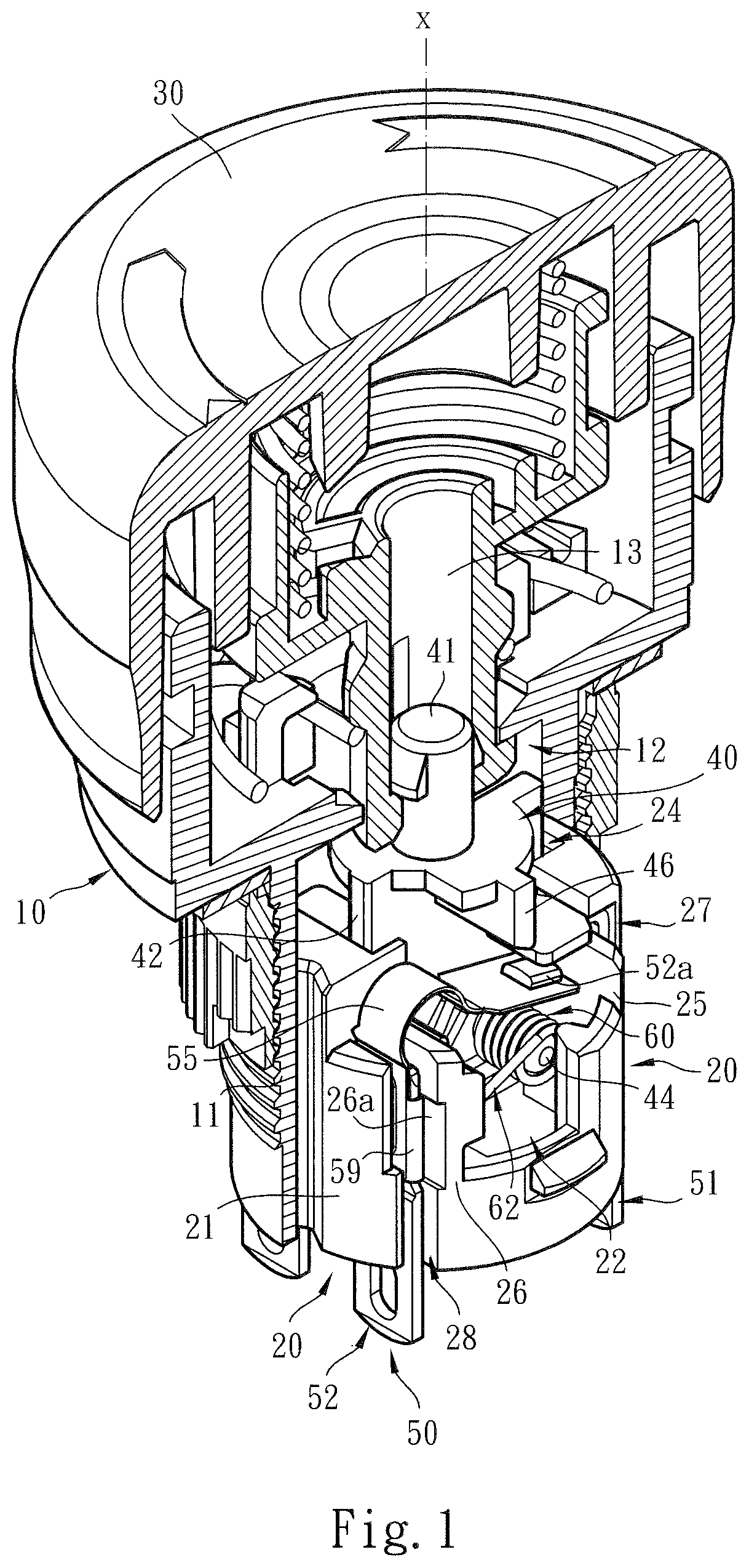 Switch device structure