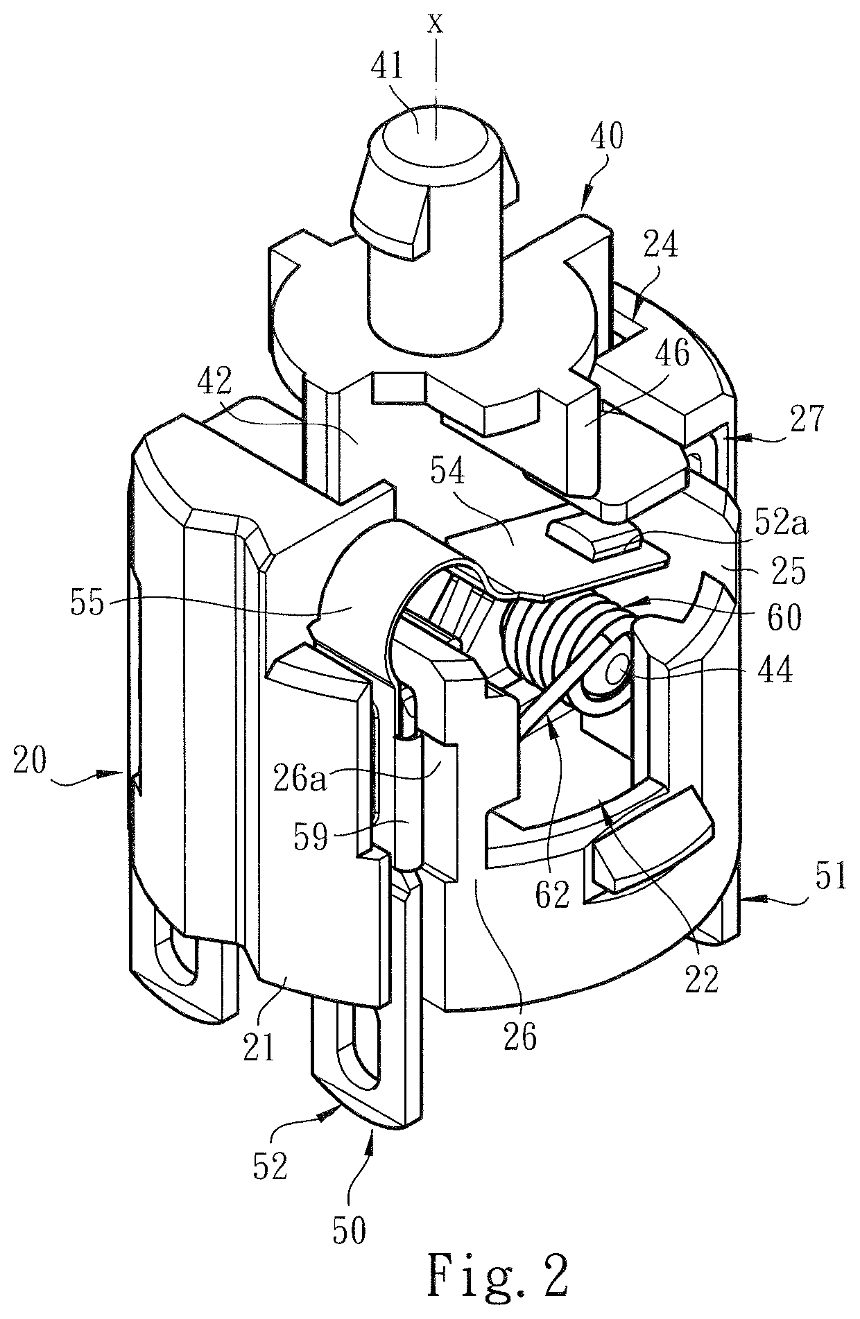 Switch device structure