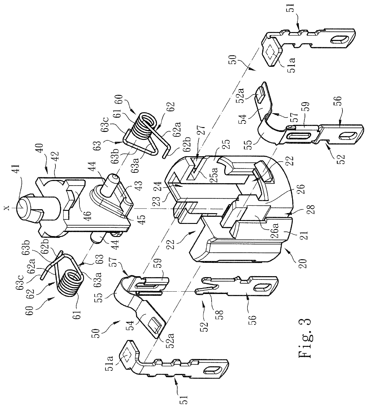 Switch device structure