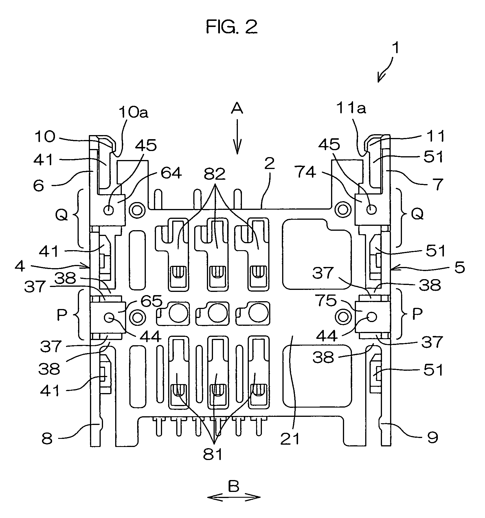 Socket for memory card