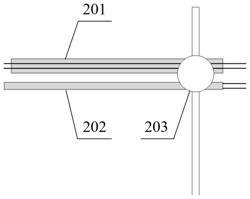 Visual measurement method for temperature distribution of annular combustion field