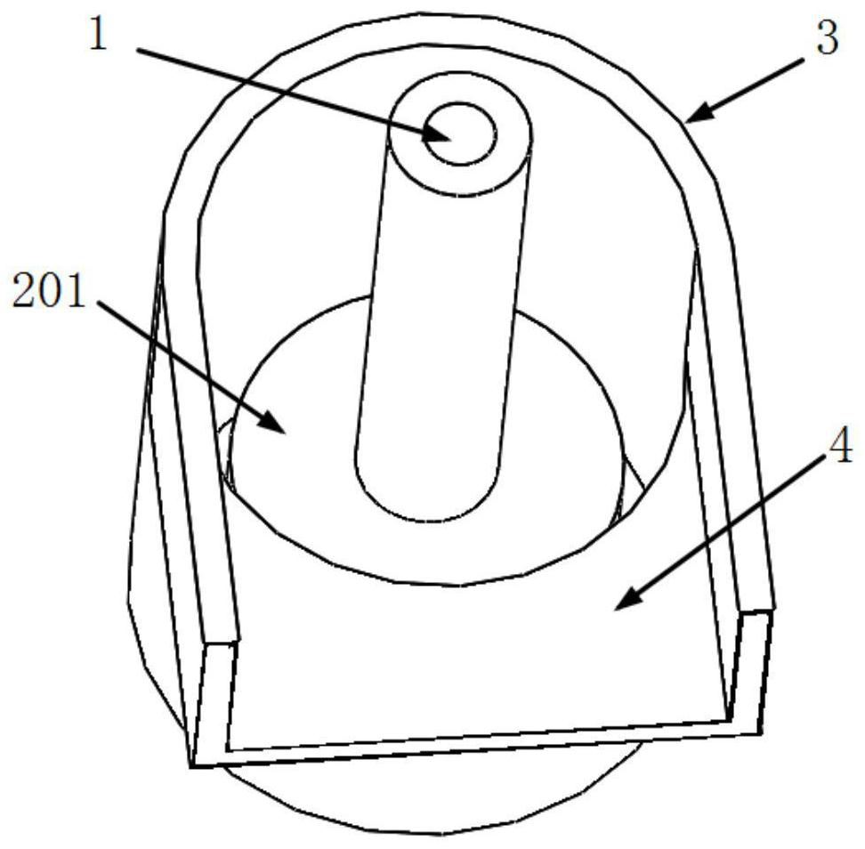 A split tundish turbulence controller