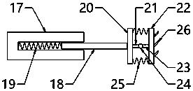 Automatic potato peeling processing device