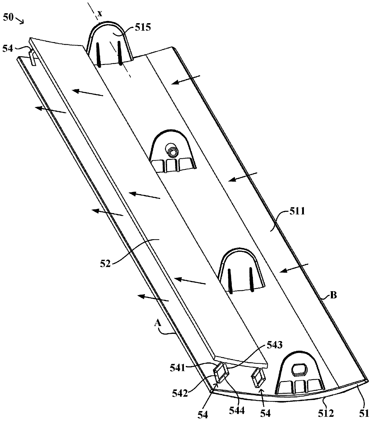 Air guide plate and air conditioner comprising same