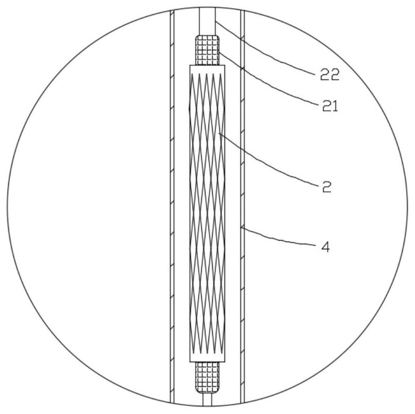 Pre-positioning device of implantation instrument for cardiac surgery and surgical assembly