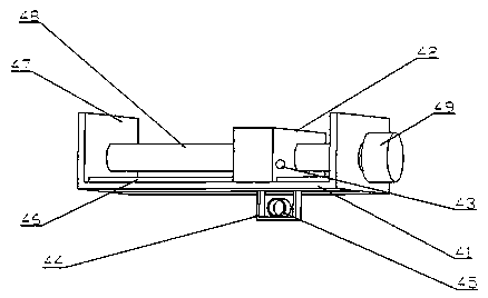 Automobile washing device for small and medium-sized automobile washing shops