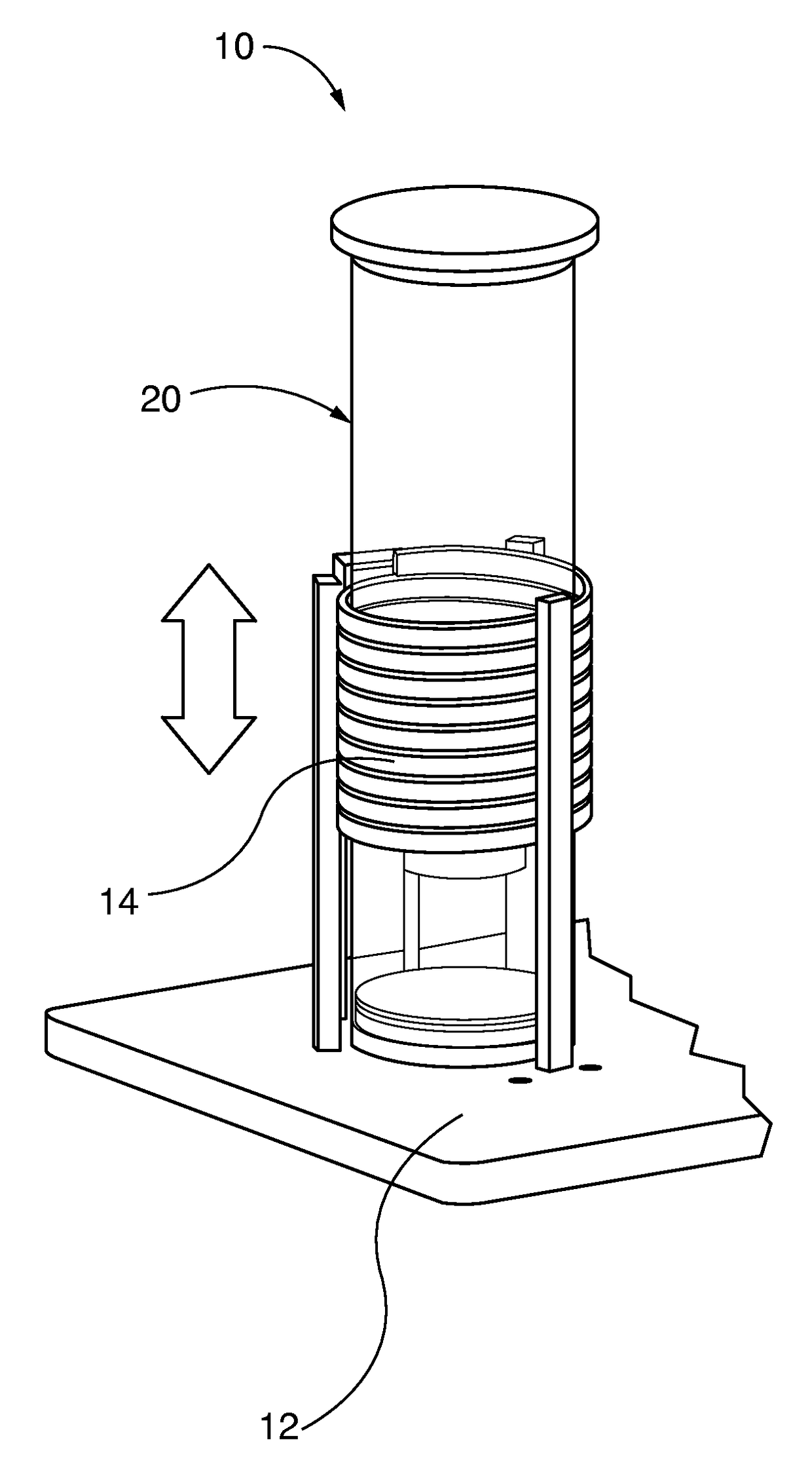 Crystal growth chamber with O-ring seal for Czochralski growth station