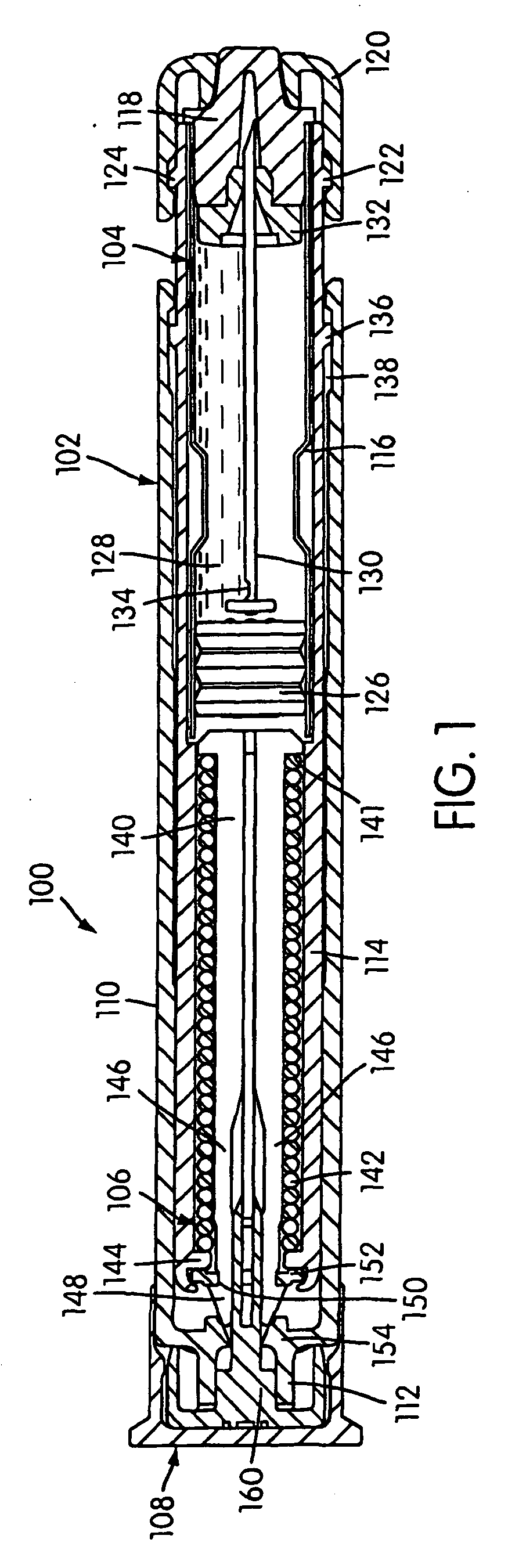 Automatic injector with Anti-coring needle