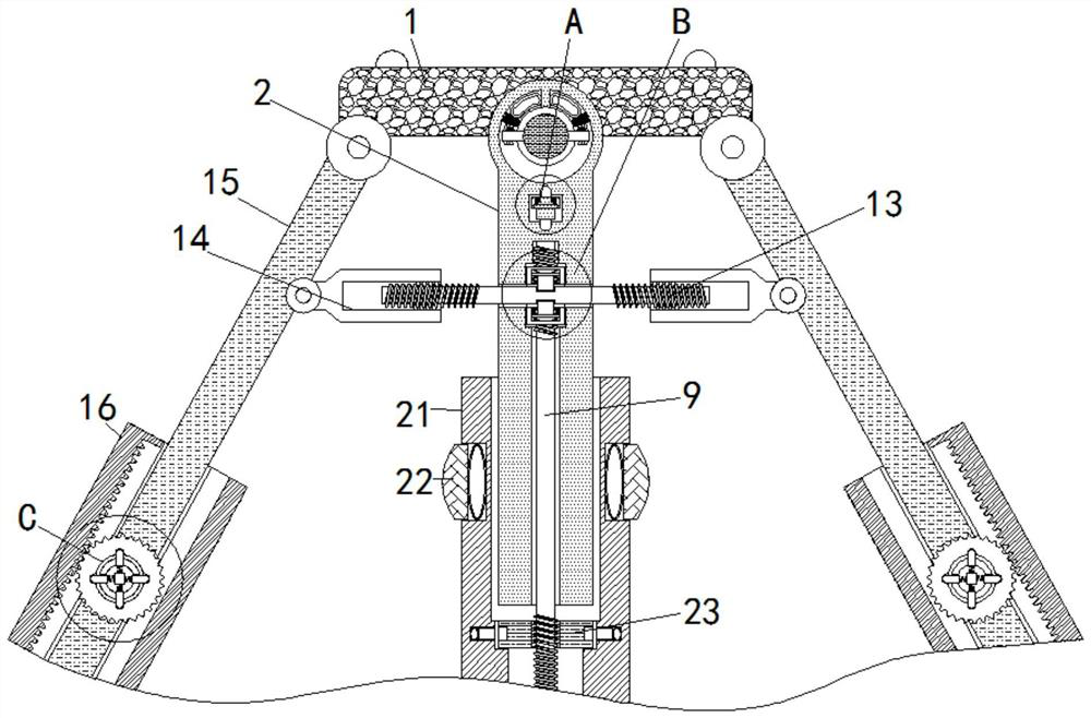 Intelligent rack for video recorder suitable for different grounds