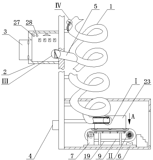 Weak current device for fire alarm in intelligent place