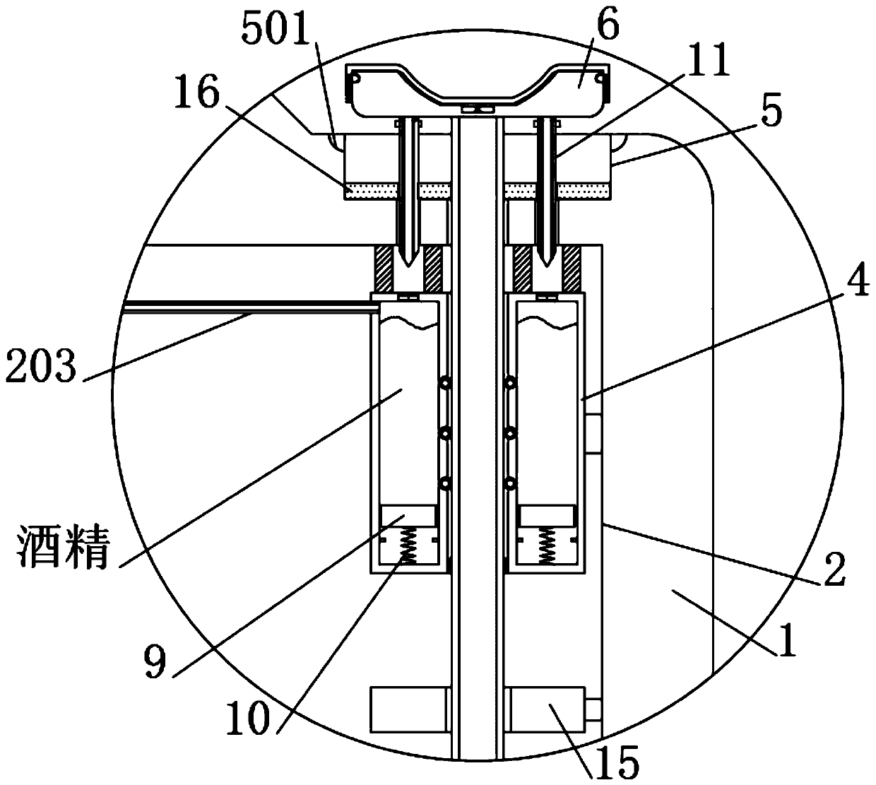 Local face recognition device for eyeball type image acquisition of intelligent entrance guard