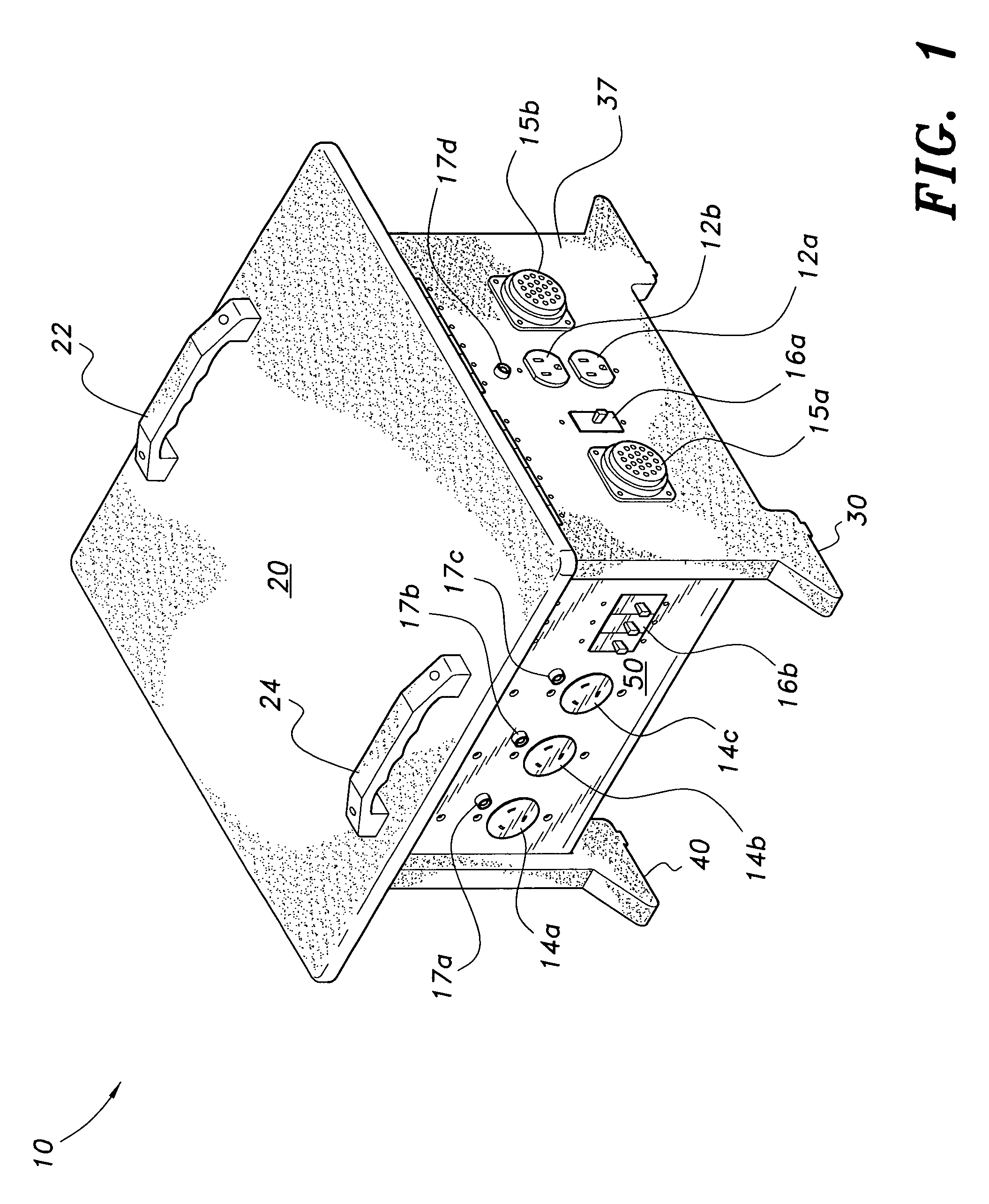 Portable electrical distribution enclosure