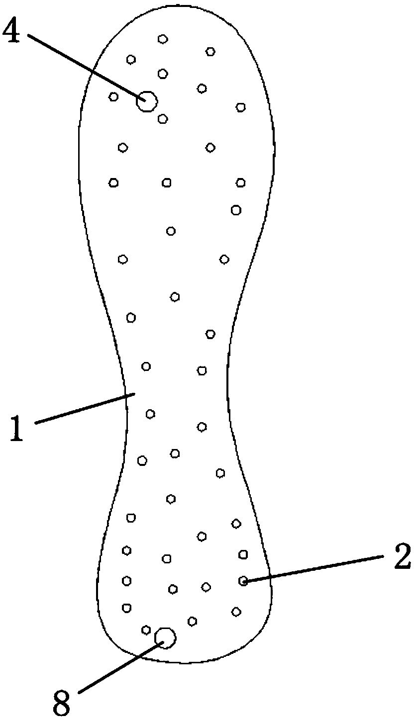 Winter heating elevator insole and application method thereof