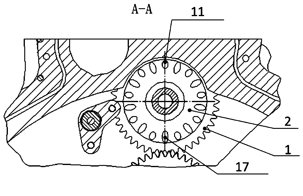 Aero engine centrifugal ventilator