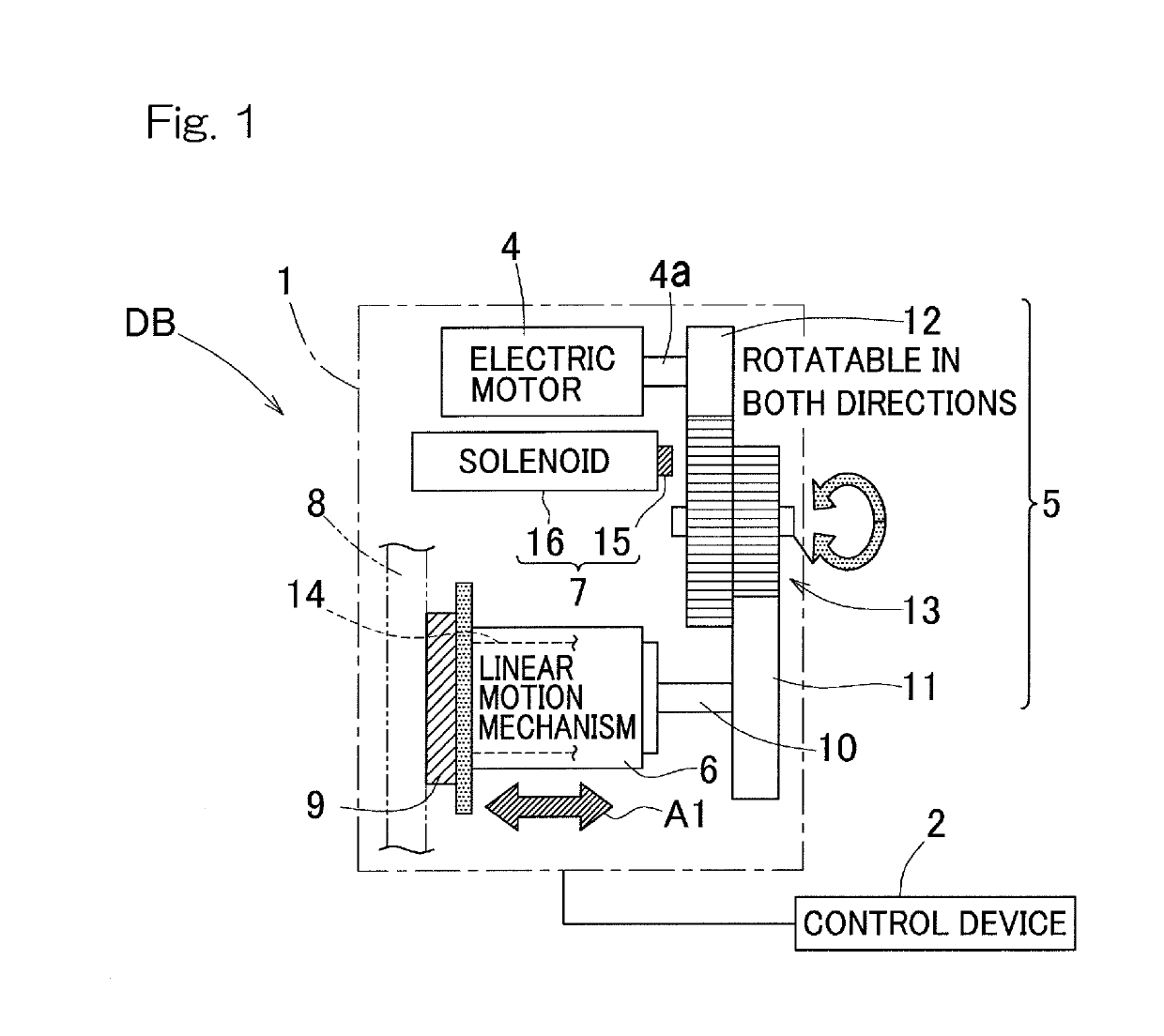 Electric brake device