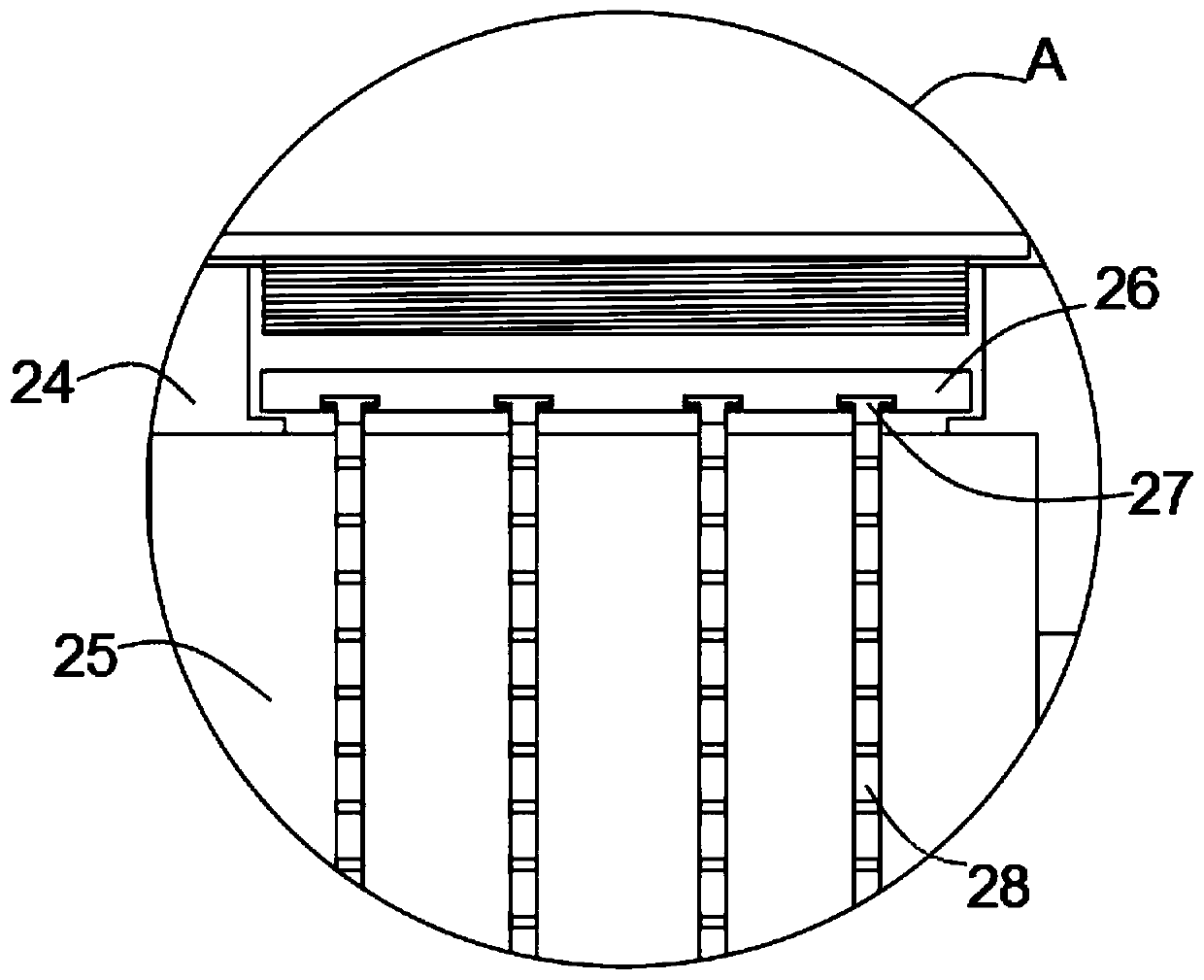 Biogas pretreatment device for biogas generator set