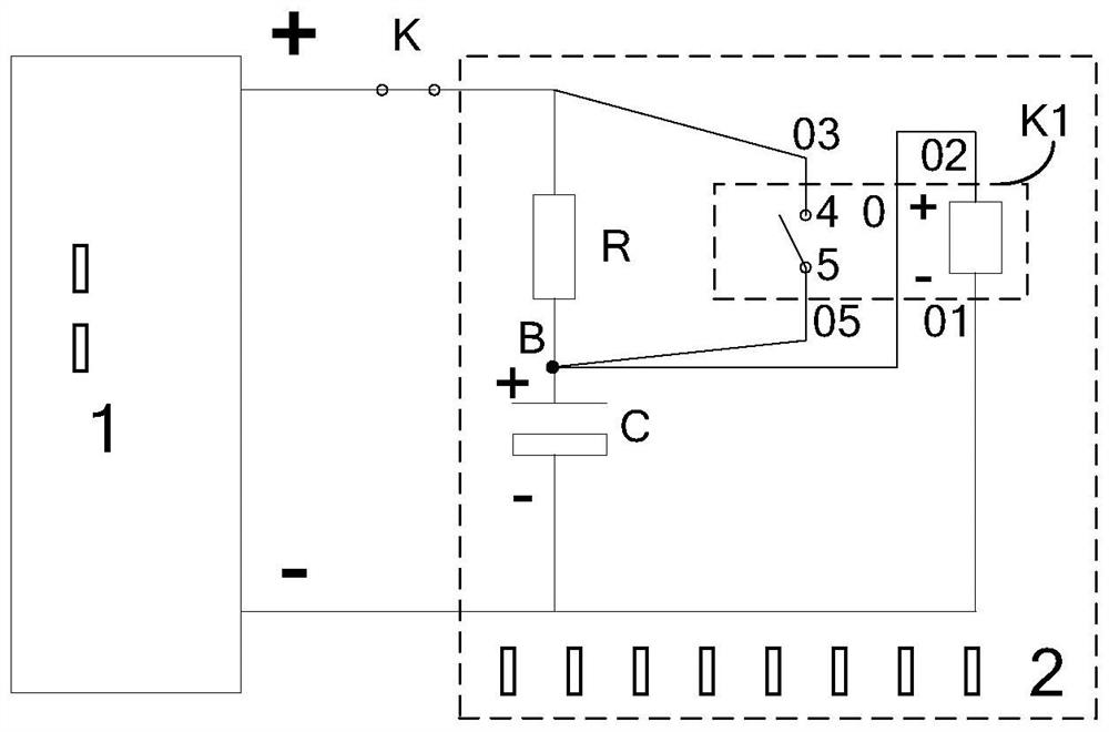 Filtering voltage-stabilizing control circuit and system