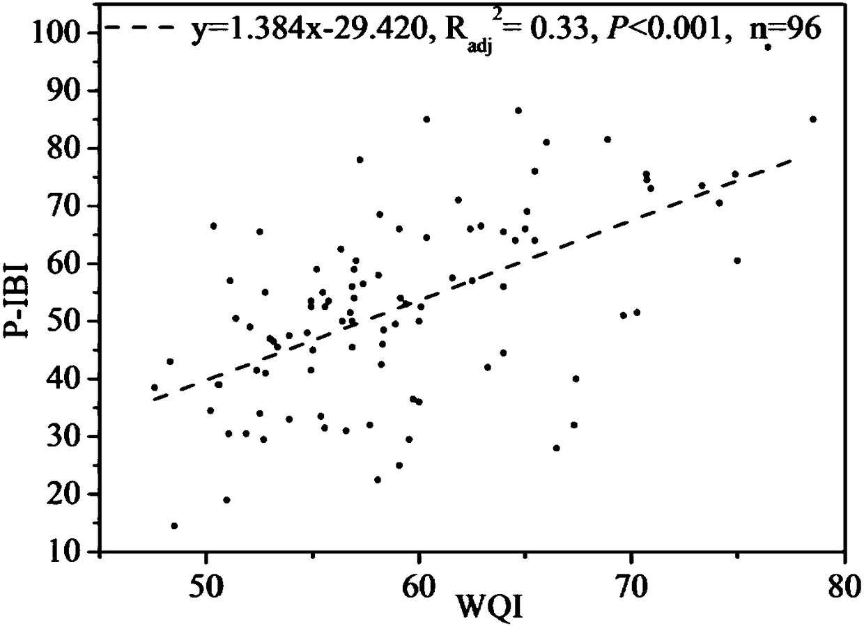 River water quality evaluation method based on phytoplankton-integrity index (P-IBI)